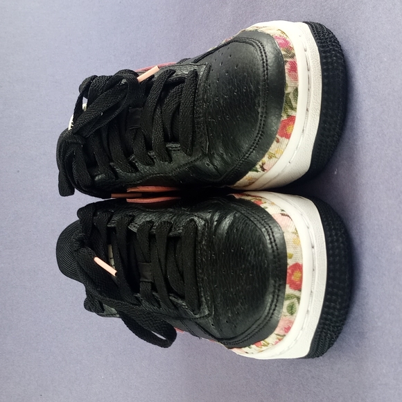 Nike Air Force 1 Vintage Floral GS 'Pink Tint' Shoes BQ2501-001 - Picture 4 of 12